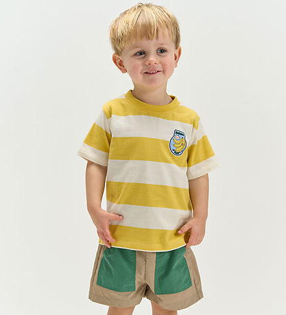 The New T-shirt - TnstTrevor - Cream Gold Striped