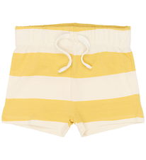 The New Shorts - TnstTrevor - Cream Gold Striped
