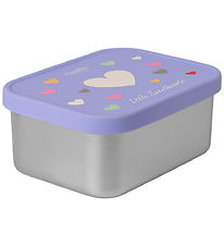 Vanilla Copenhagen Lunchbox - Silicone/Steel - Hearts - Lavender