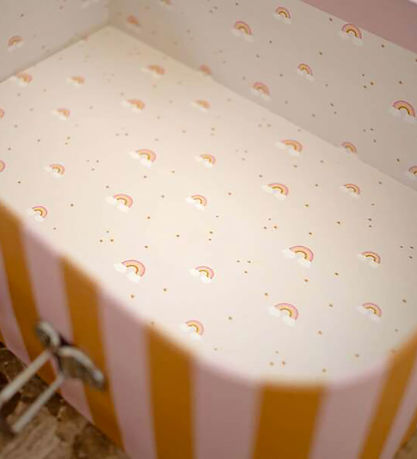 Filibabba Kuffert - 2-pak - Unicorn Shores - Yellow/ Rose