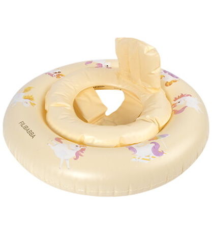 Filibabba Babybadering - Alfie - 60 cm - Unicorn Shores  - Yello