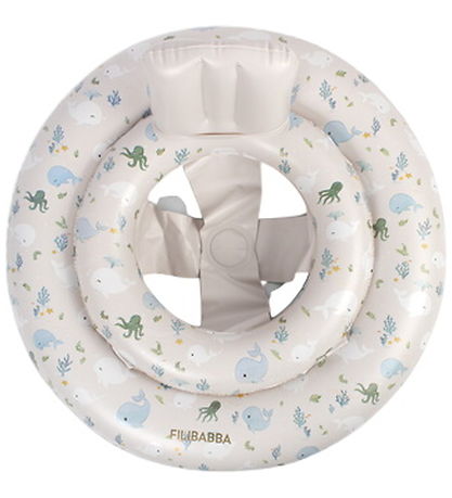 Filibabba Babybadering - Alfie - 60 cm - Christian's Whale Tales