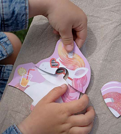 Filibabba Puslespil - 7-pak - Unicorn Shores - Multicolour