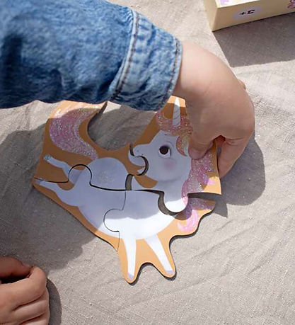 Filibabba Puslespil - 7-pak - Unicorn Shores - Multicolour