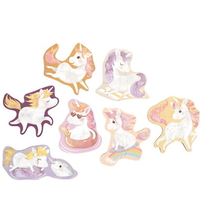 Filibabba Puslespil - 7-pak - Unicorn Shores - Multicolour