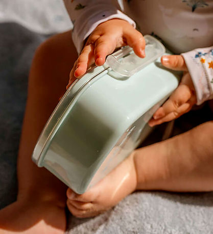 Filibabba Madkasse - 2-pak - Christian's Whale Tales - Blue/ Gre