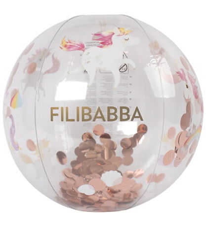 Filibabba Badebold - Alfie - Unicorn Shores - Konfetti