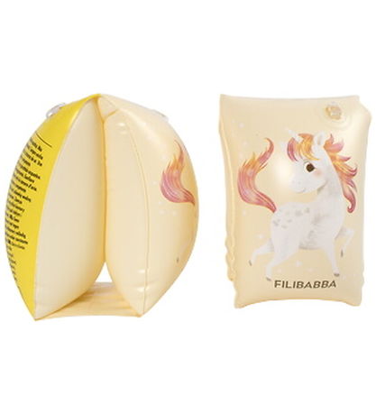 Filibabba Badevinger - Alfie - Unicorn Shores - Yellow