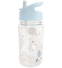 Filibabba Drikkedunk - 400 ml - Christian's Whale Tales - Blue