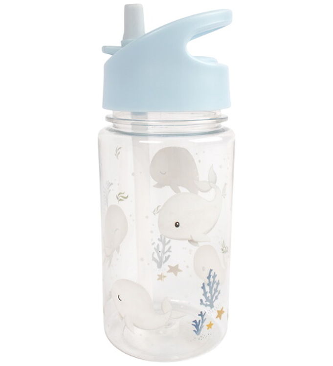 Filibabba Drikkedunk - 400 ml - Christian's Whale Tales - Blue