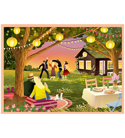 Vissevasse Puslespil - 1000 Brikker - Garden Party