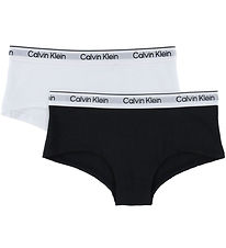 Calvin Klein Hipsters - 2-Pack - Shorty - Pvhblack/BrightwhiteBl