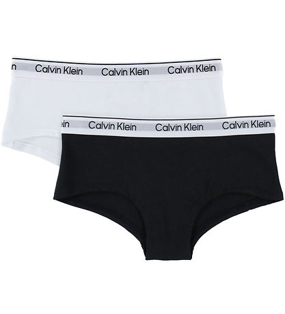 Calvin Klein Hipsters - 2-pak - Shorty - PVH Black/Bright White