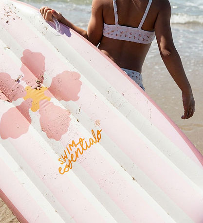 Swim Essentials Flyder -  Inflatable Surfboard Pink Flower Marke