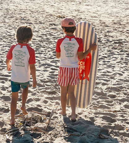 Swim Essentials Flyder - Inflatable Surfboard - Red/Blue - catch