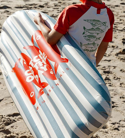 Swim Essentials Flyder - Inflatable Surfboard - Red/Blue - catch