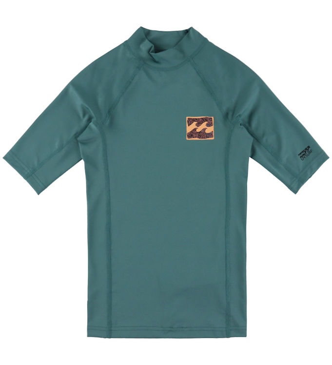 Billabong Badebluse - UV50+ - Re Issue - Grøn m. Print