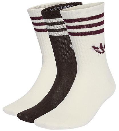 adidas Originals Strømper - 3-pak - 3S Crew - Owhite/Auco/Owhite