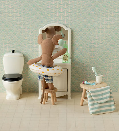 Maileg Bamse - Beach Mouse Whith Float - Little Brother - Yellow