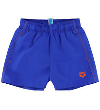 Arena Badeshorts - Neon Blue/Team Orange