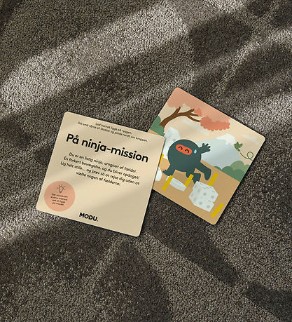 MODU Legekort  - 20 stk -  Dansk