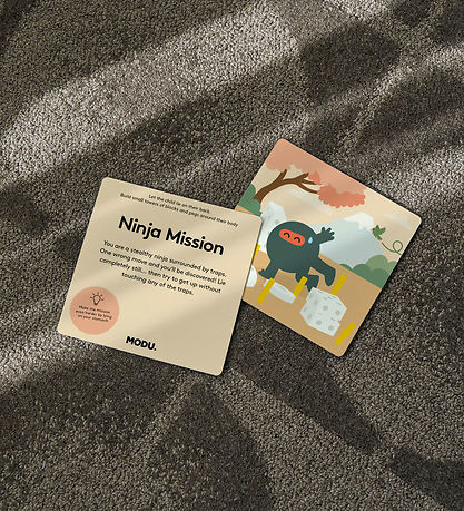 MODU Legekort - 20 stk - Engelsk