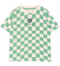 The New T-shirt - TnTiago - Creme De Menthe Check