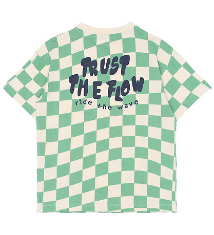 The New T-shirt - TnTiago - Creme De Menthe Check