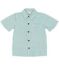 The New Siblings Skjorte - TnstTate - Creme De Menthe Striped