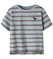 Name It T-shirt - NmmVoby - Blue Fog/Chestnut