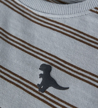 Name It T-shirt - NmmVoby - Blue Fog/Chestnut