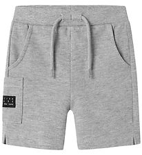 Name It Shorts - Pique - NmmVivasse - Grey Melange