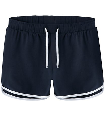 LMTD Shorts - NlfBenedicte - Dark Sapphire/W. Bright White