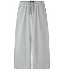 LMTD Bukser - Wide - NlfBenedicte - Light Grey Melange