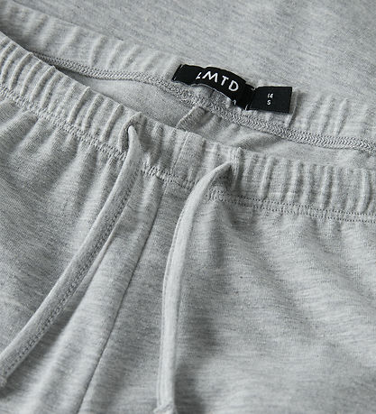 LMTD Bukser - Wide - NlfBenedicte - Light Grey Melange