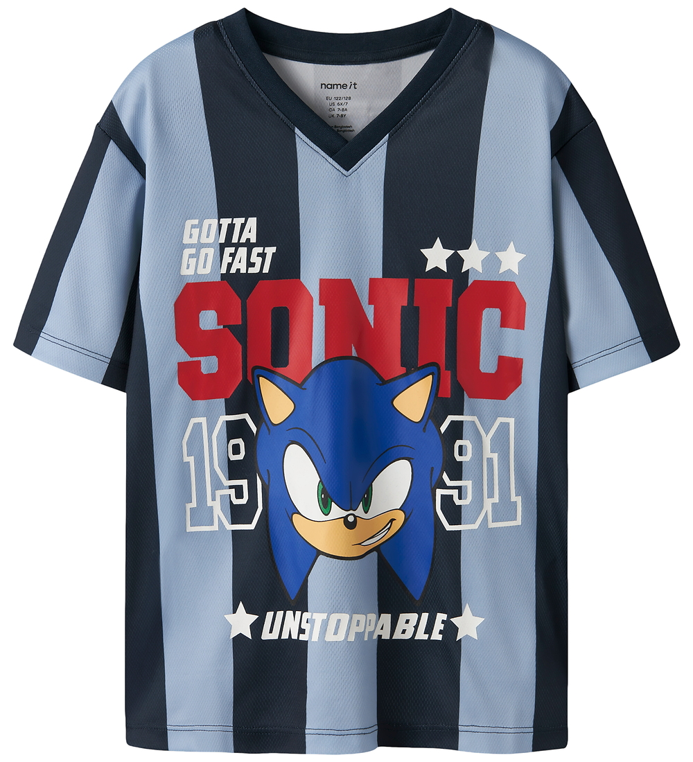 Name It T-Shirt - NkmAge - Sonic - Navy Blazer - Name It - 11-12 Jahre (146-152) - T-Shirts