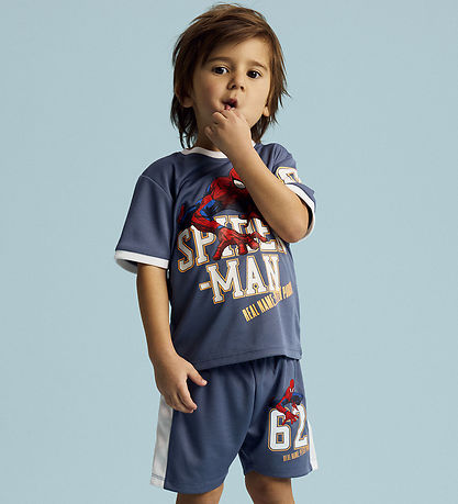 Name It Shorts - NmmAnri - Spiderman - Vintage Indigo