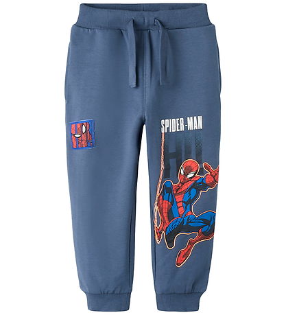 Name It Bukser - Sweat - NmmAlbie - Spiderman - Vintage Indigo