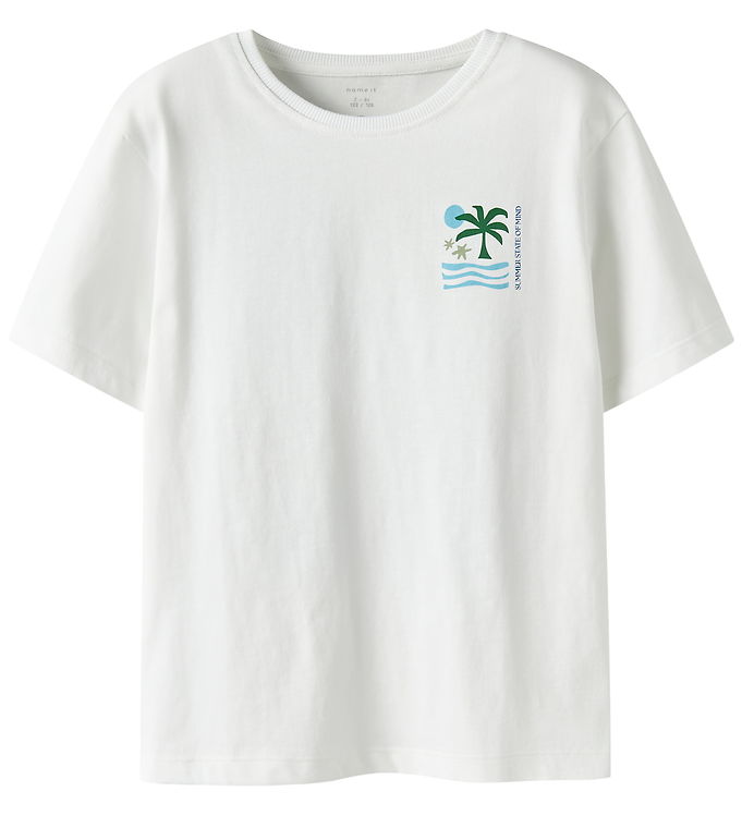 Name It T-shirt - NkmJoel - Bright White
