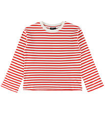 LMTD Bluse - NlfRain - High Risk Red/Gardenia