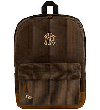 New Era Rygsæk - Fløjl - NY Yankees Stadium - 17 L - Dark Brown