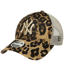 New Era Kasket - 9Forty - Trucker - Leopard - Dark Brown