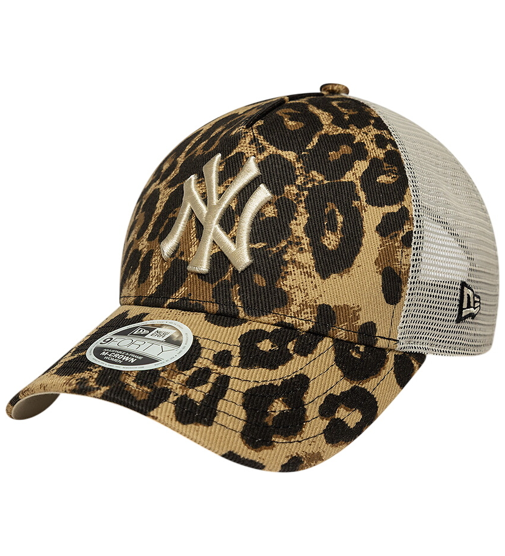 New Era Pet - 9Forty - Trucker - Leopard - Dark Brown - New Era - 56-63 cm - Petten
