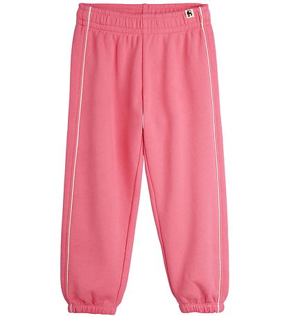 Mini Rodini Sweatpants - Piping - Pink