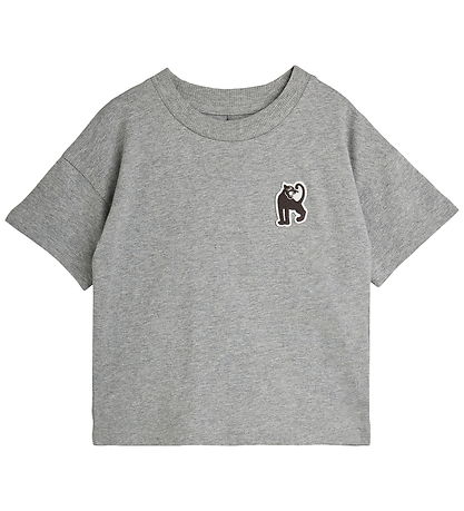 Mini Rodini T-shirt - Panther - Grey Melange