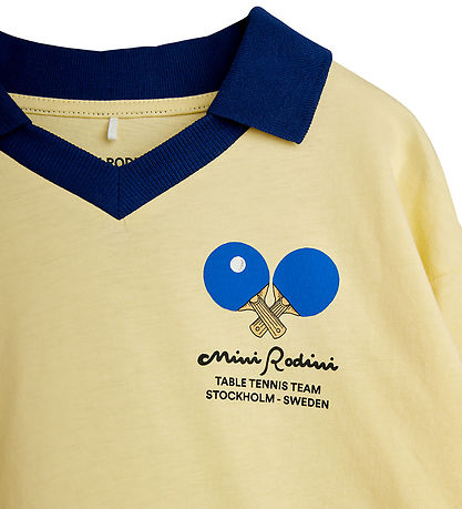 Mini Rodini Bluse - Table Tennis - Gul