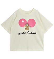 Mini Rodini T-shirt - Table Tennis - Hvid