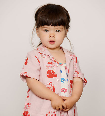 Mini Rodini Sæt - Musselin - Minibabies - Pink