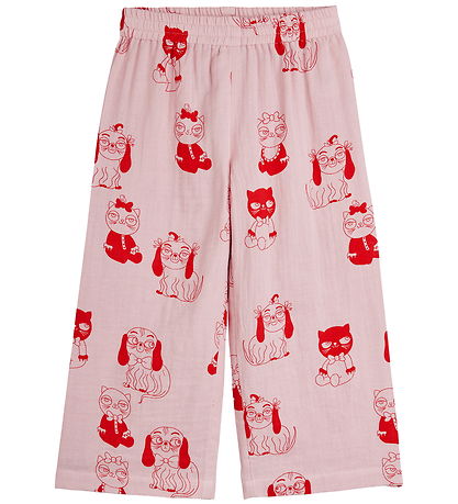 Mini Rodini Bukser - Musselin - Minibabies - Pink