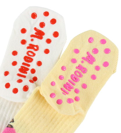 Mini Rodini Strømper m. Dupper - 2-pak - Table Tennis - Multi